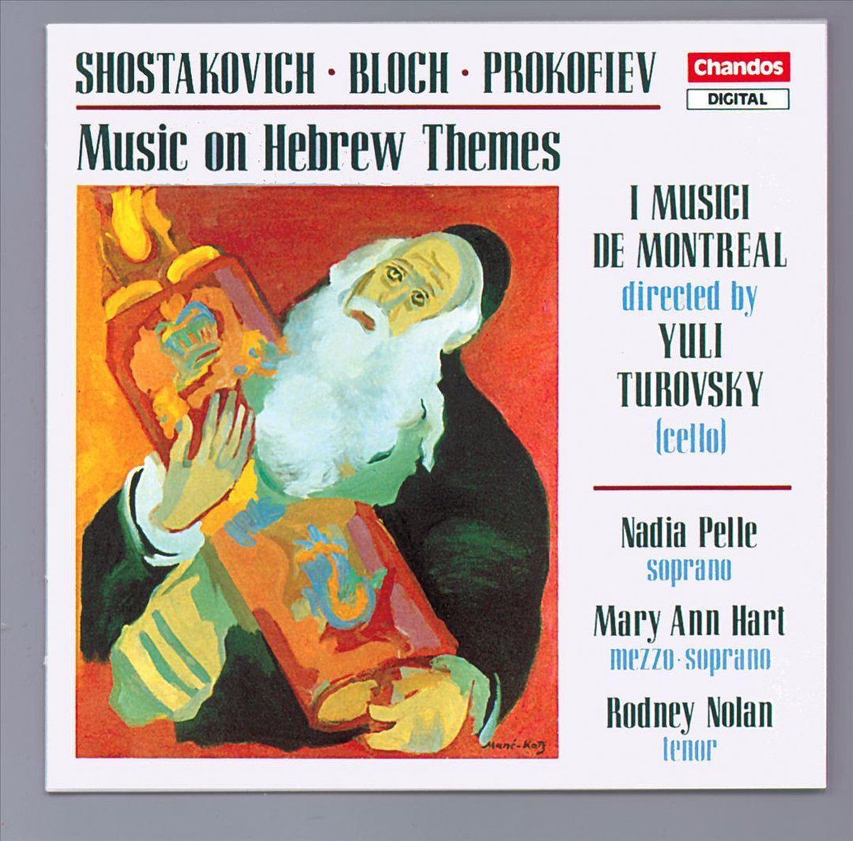 Music on Hebrew Themes / Turovsky, I Musici de Montreal