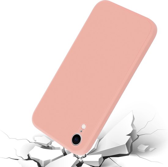 ShieldCase iPhone Xr carrée en silicone ShieldCase - Rose