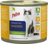 Prins Naturecare Cat Chicken - Nourriture pour chats - 6 x 200 g