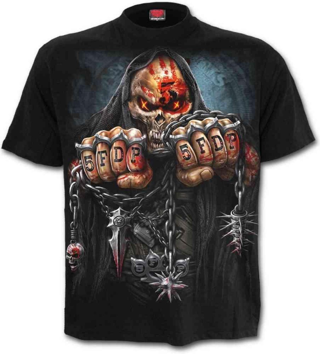Spiral - 5FDP GAME OVER Heren Tshirt - S - Zwart