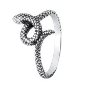 Lucardi Ringen - Zilveren ring slang Bali