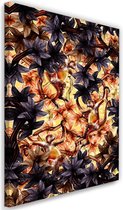 Schilderij Apen tussen herfstbladeren , 2 maten , multikleur (wanddecoratie)