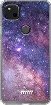 Google Pixel 4a Hoesje Transparant TPU Case - Galaxy Stars #ffffff