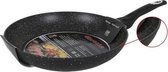 Quttin Mango Soft Frying Pan Of 30 Cm - Frying Pan - Suitable For All Heat Sources - Black-anti-cooking Pan