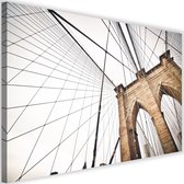 Schilderij Brooklyn bridge new design, 2 maten