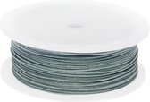 Waxkoord Katoen (0.5 mm) Stone Grey (100 Meter)