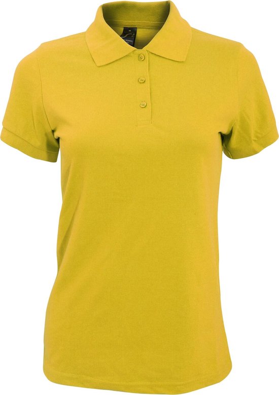 SOLS Ladies / Ladies Prime Pique Polo Shirt (Goud)