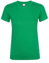 SOLS Dames/dames Regent T-Shirt met korte mouwen (Kelly Groen)