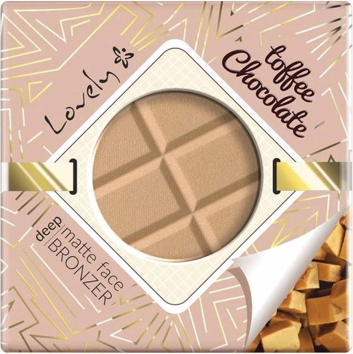 Lovely - Toffee Chocolate Deep Matte Face Bronzer Chocolate Matte Powder Bronzer For Face And Body 9G