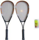 X-Scape Crossminton Set Met 2 Rackets En 3 Shuttles