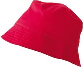 Myrtle Beach Volwassenen Unisex Bob Hat (Signaal Rood)