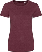 AWDis Vrouwen/dames Tri-Blend T-Shirt voor meisjes (Heide Bourgogne)
