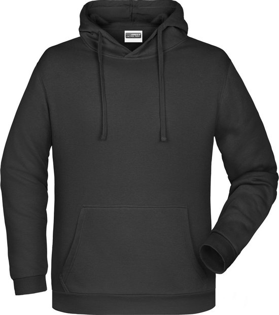 James And Nicholson Heren Basis Hoodie (Zwart)