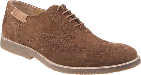 afschaffen Grijp glans Cotswold Heren Chatsworth Suede Oxford Brogue Lace Up Casual Shoes (Kameel)  | bol.com
