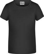 James And Nicholson T-shirt Basic pour filles (Zwart)