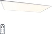 QAZQA liv - Moderne Dimbare LED paneel | Plafondlamp met Dimmer - 1 lichts - L 120 cm - Wit - Woonkamer | Slaapkamer | Keuken