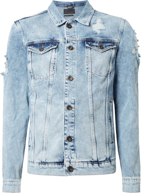 pure white denim jacket