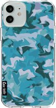 Casetastic Apple iPhone 12 / iPhone 12 Pro Hoesje - Softcover Hoesje met Design - Army Camouflage Print