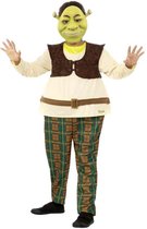 Smiffy's - Shrek Kostuum - Vriendelijke Groene Moerasvriend Kind - Jongen - Groen, Bruin - Large - Carnavalskleding - Verkleedkleding