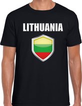 Litouwen landen t-shirt zwart heren - Litouwse landen shirt / kleding - EK / WK / Olympische spelen Lithuania outfit XL