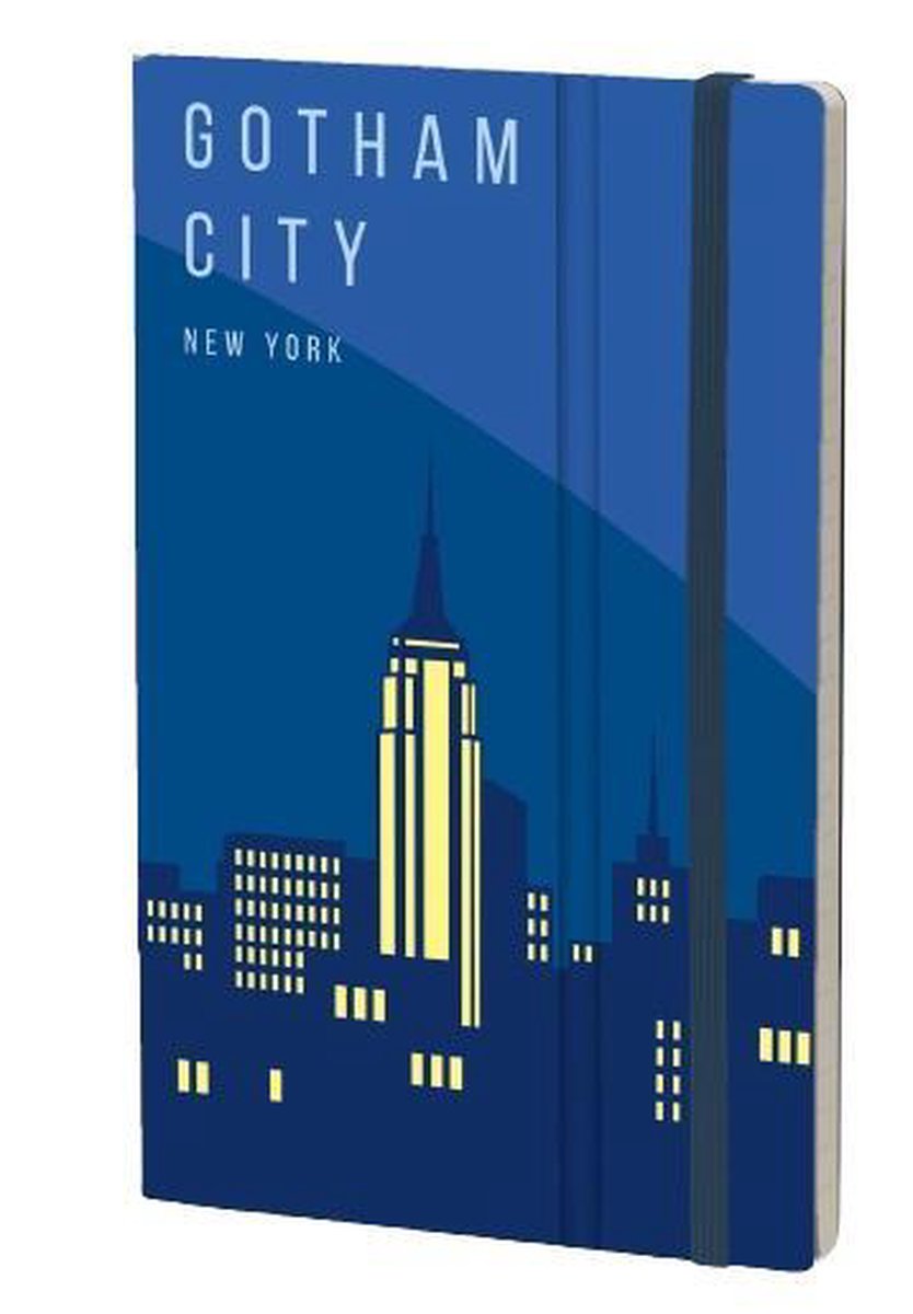 Stifflexible Notitieboek New York 13 X 21 Cm Papier Blauw