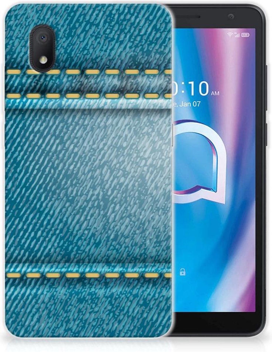 Alcatel 1B (2020) Silicone Back Cover Jeans