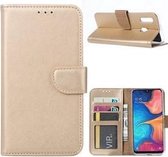 Samsung A20e Hoesje Wallet Case Goud