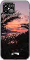 6F hoesje - geschikt voor iPhone 12 - Transparant TPU Case - Pretty Sunset #ffffff