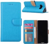 Galaxy J7 2017 portemonnee booktype hoesje Blauw