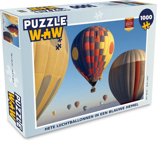 Puzzel Luchtballon - Lucht - Macro - Legpuzzel - Puzzel 1000 stukjes  volwassenen | bol.com