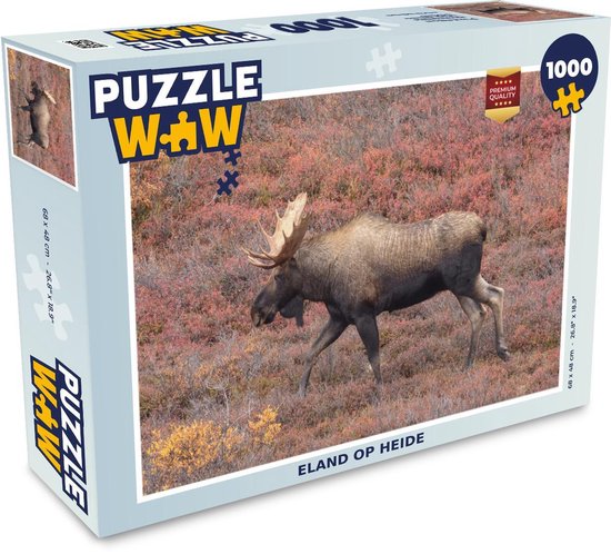 Puzzle Moose 1000 pièces - Orignal sur bruyère | bol.com