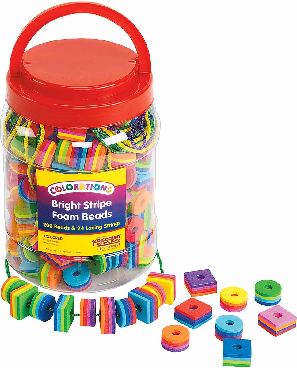 Foam kralen | Assortiment | 200 stuks
