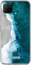 Huawei P40 Lite Hoesje Transparant TPU Case - Beach all Day #ffffff