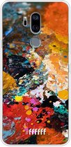 6F hoesje - geschikt voor LG G7 ThinQ -  Transparant TPU Case - Colourful Palette #ffffff