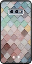 Samsung Galaxy S10e Hoesje TPU Case - Color Tiles #ffffff