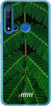 Huawei P20 Lite (2019) Hoesje Transparant TPU Case - Symmetric Plants #ffffff