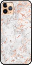 iPhone 11 Pro Max Hoesje TPU Case - Peachy Marble #ffffff