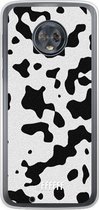 Motorola Moto G6 Hoesje Transparant TPU Case - Dalmation Print #ffffff