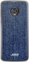 Motorola Moto G6 Hoesje Transparant TPU Case - Denim #ffffff