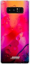 Samsung Galaxy Note 8 Hoesje Transparant TPU Case - Colour Bokeh #ffffff