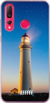 6F hoesje - geschikt voor Huawei P30 Lite -  Transparant TPU Case - Lighthouse #ffffff