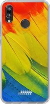 Huawei P20 Lite (2018) Hoesje Transparant TPU Case - Macaw Hues #ffffff