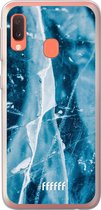 Samsung Galaxy A20e Hoesje Transparant TPU Case - Cracked Ice #ffffff