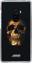 Xiaomi Mi Mix 2 Hoesje Transparant TPU Case - Gold Skull #ffffff