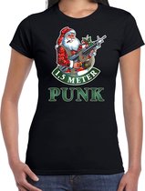 Fout Kerst shirt / Kerst t-shirt 1,5 meter punk zwart voor dames - Kerstkleding / Christmas outfit XS