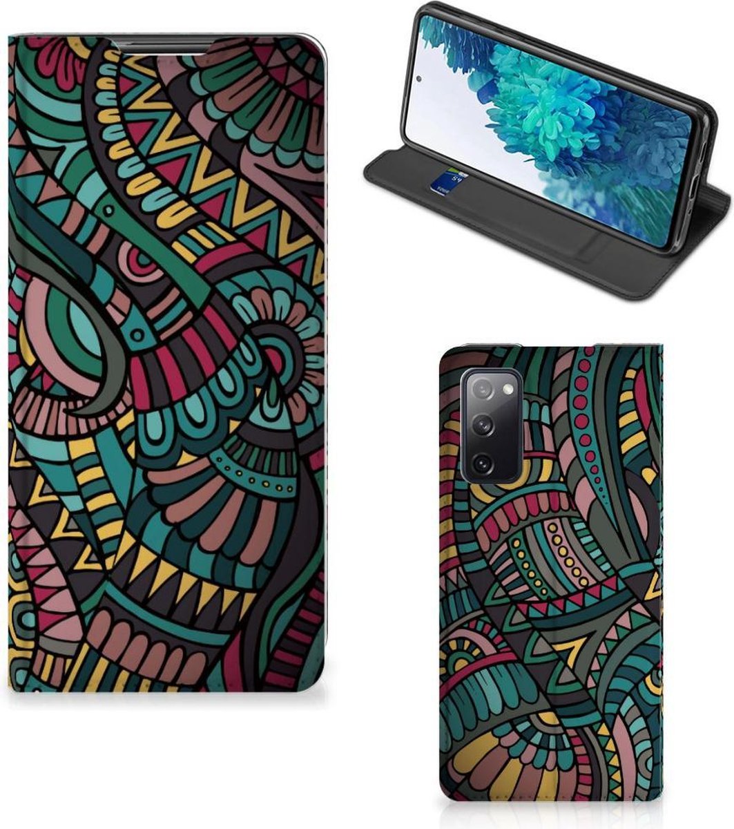 Samsung Galaxy S20 FE Hoesje met Magneet Aztec
