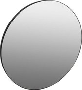 Plieger Nero Round spiegel rond 120 cm met lijst, zwart