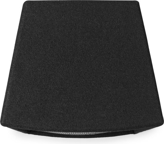 Zwarte Vonyx SL8 PA Disco Speaker bovenkant, schuin afgewerkt.
