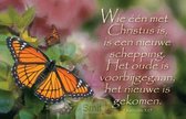 Poster wie één met Christus is is een...