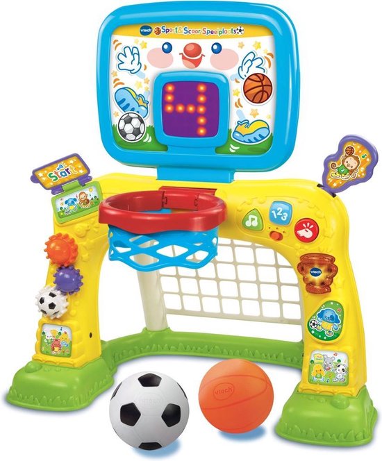 Vtech Baby Sport & Scoor Speelplaats - Interactief Babyspeelgoed - Educatief Speelgoed - Leren Tellen